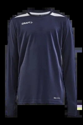 Chemise de Tennis Craft Enfant Pro Control Impact LS J Navy White