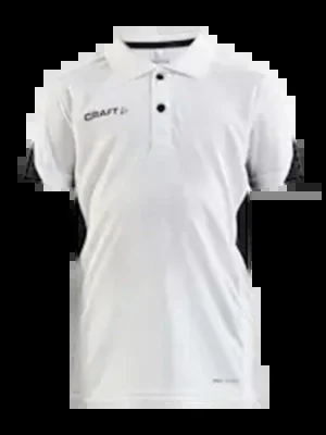 Chemise de Tennis Craft Enfant Pro Control Impact Polo J White Black