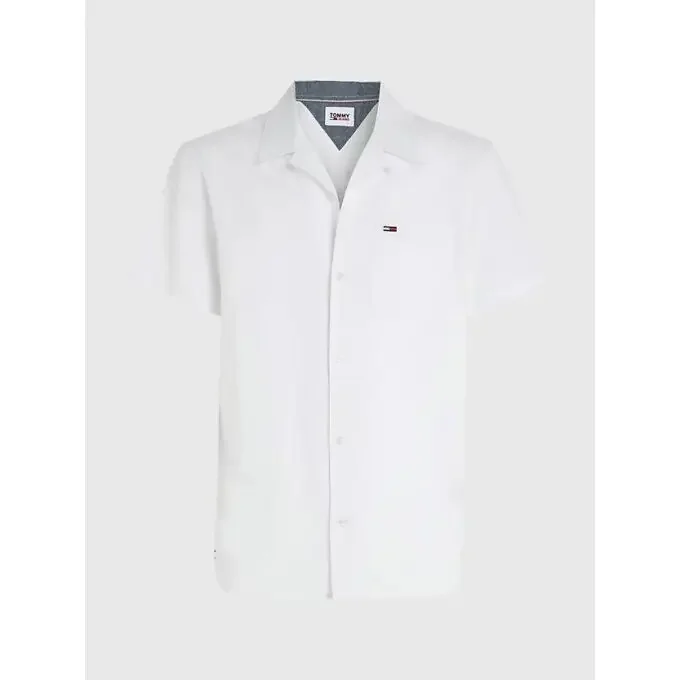 Chemise manches courtes Tommy Hilfiger Blanc Offre Spéciale