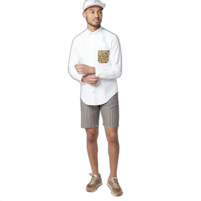 Chemise manches longues avec petite poche à gauche Serge Blanco