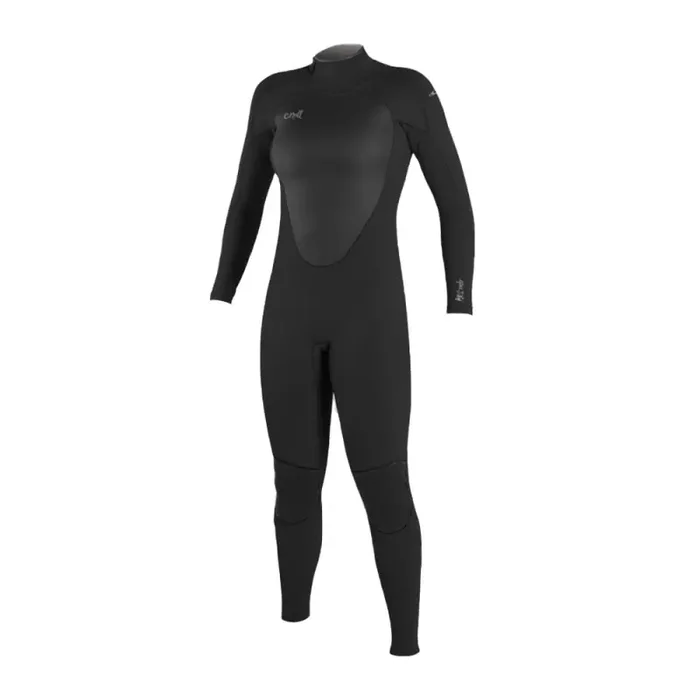 Combinaison neoprene femme o neill epic 5-4 back zip noir-dayglo Certifié