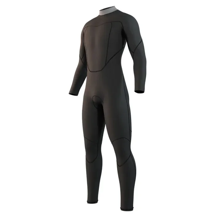 Combinaison neoprene mystic brand flatlock 3-2 backzip noir Tendance