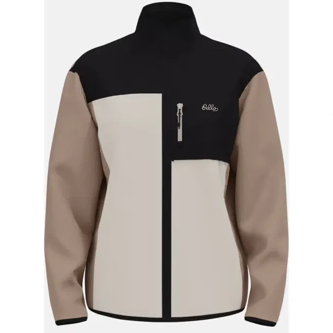 Commande En Gros PULL POLAIRE ZIPPE ODLO- BLACK CINDER