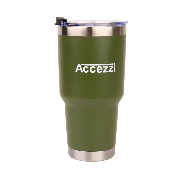 Commander Maintenant Accezzi gobelet isotherme, 890 ml, vert armée