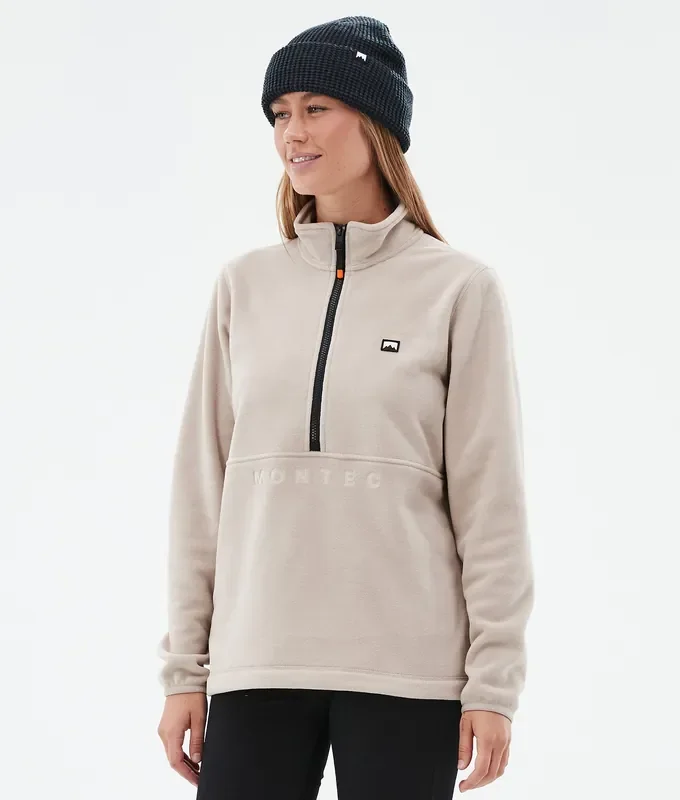 Commander Maintenant Montec Echo W Sweat Polaire Femme Sand