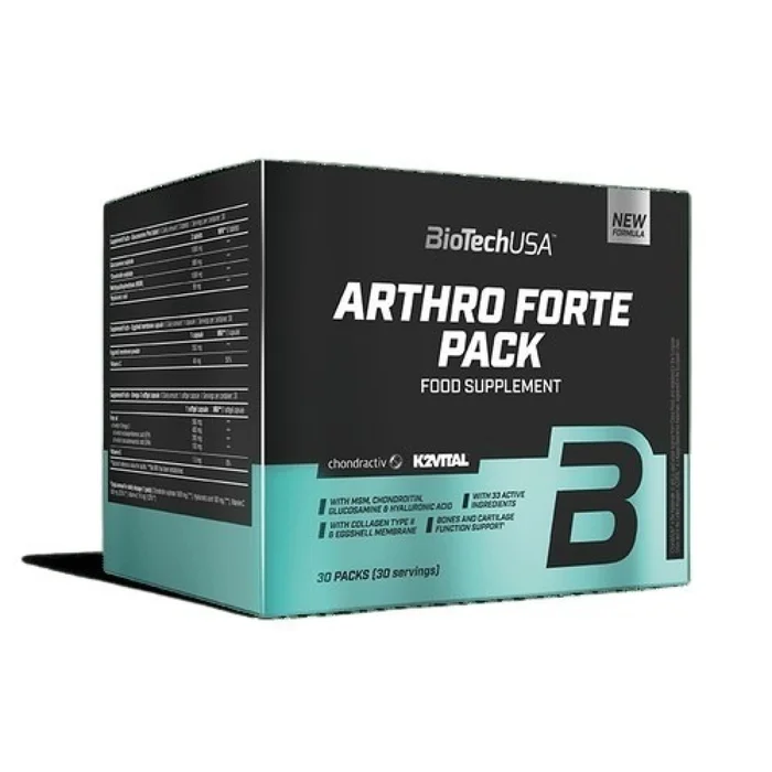 Complément à glucosamine et chondroïtine alimentaire Biotech USA Arthro Forte Pack