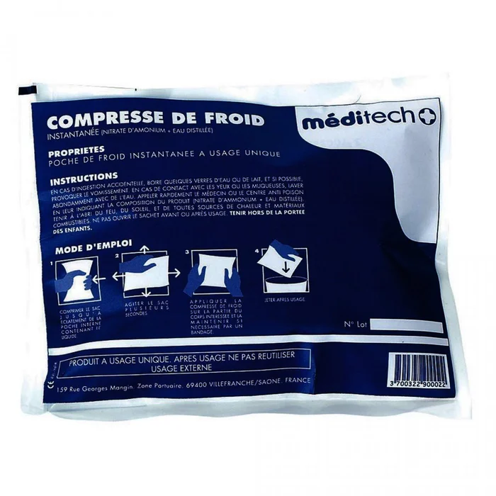 Compresses de froid Tremblay Méditech+ (x12)
