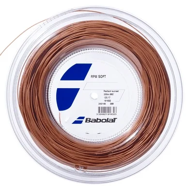 Cordage de Raquette de Tennis Babolat RPM Soft Radiant Sunset 1.25mm/200m