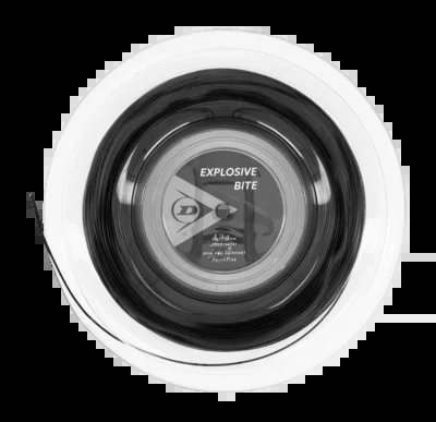Cordage de Tennis Dunlop Explosive Bite 16G Noir 1,32mm/200m