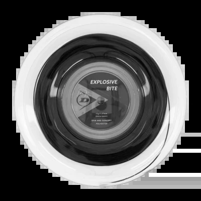 Cordage de Tennis Dunlop Explosive Bite 17G Black 1,27mm/200m