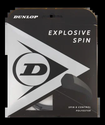 Cordage de Tennis Dunlop Explosive Spin 17G Black 1,25mm/12m
