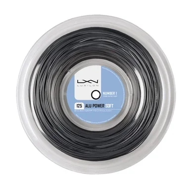 Cordage Luxilon Alu Power Soft Silver 1,25mm/200m