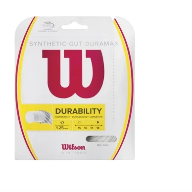 Cordage Wilson Synthetic Gut Duramax 17 Blanc