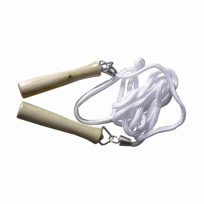 Corde à sauter poignées bois Sporti