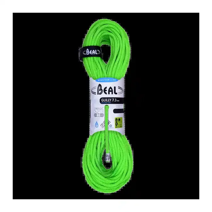Corde dynamique Gully 7.3 Golden Dry L 50m Beal Retour Gratuit