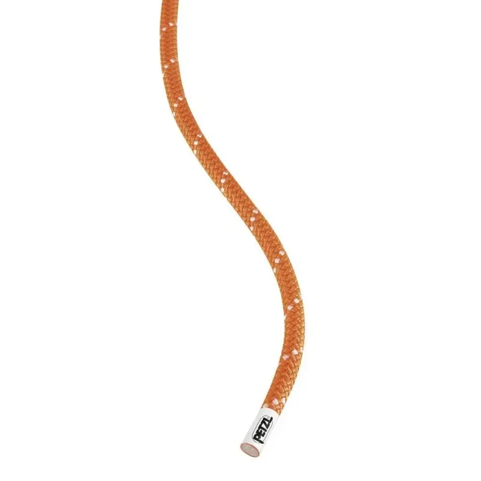 Corde semi statique PUSH 9 mm Orange Petzl Premium