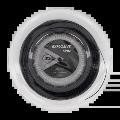 Cordge de Tennis Dunlop Explosive Spin 16G Black 1.30mm/200m