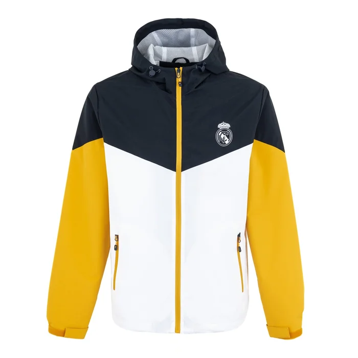 Cortavientos Real Madrid Outwear 4all Hombre Detalle Color Blanco – Boutique Officiel Real Madrid CF