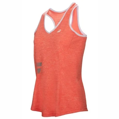 Débardeur Babolat Core Crop Top Girl Fluo Red