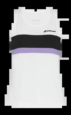 Débardeur Babolat Women Padel Tank Woman White White
