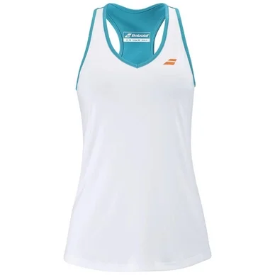 Débardeur Babolat Women Play Tank Top White Caneel Bay