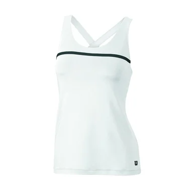 Débardeur de Tennis Wilson Women Team Tank White Black