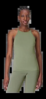 Débardeur Sweaty Betty Femme Soft Flow Double Up Bra Willow Green
