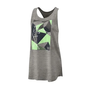 Débardeur Wilson Femme Prism Play Tech Tank Gris Vert