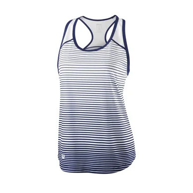 Débardeur Wilson Women Team Striped Blue Depths White