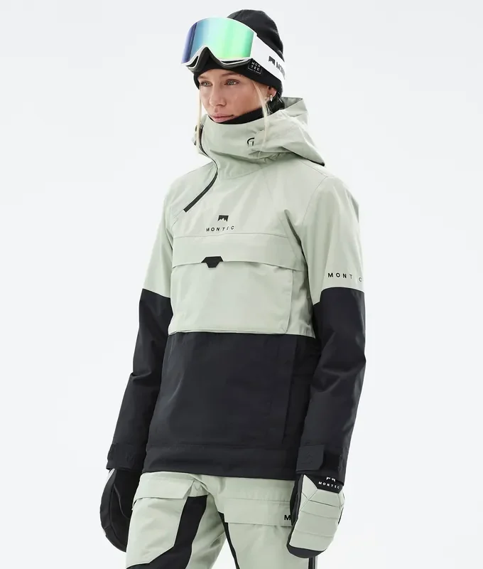 Dernier Modèle Montec Dune W Veste Snowboard Femme Soft Green/Black