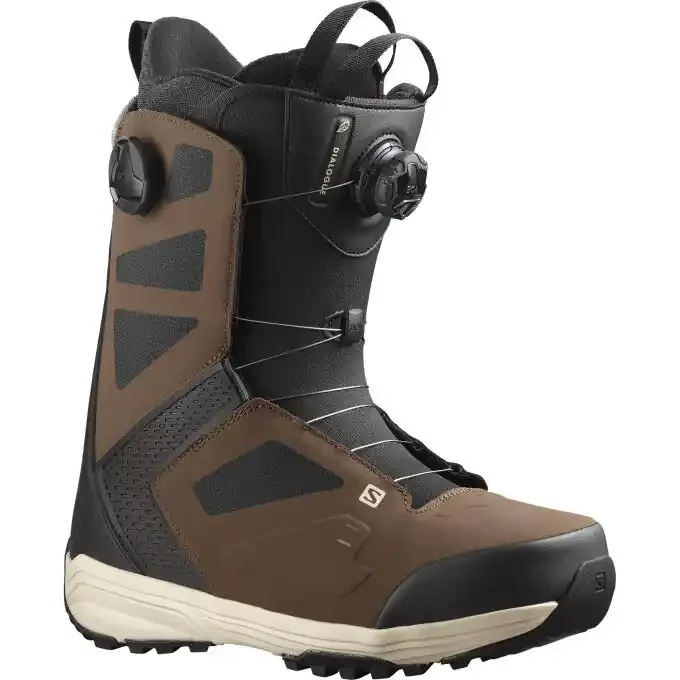 Dernière Chance Boots de snowboard Salomon DIALOGUE DUAL BOA BROWN/BK/S