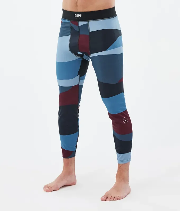 Dernière Chance Dope Snuggle Pantalon thermique Homme 2X-Up Shards Burgundy Blue