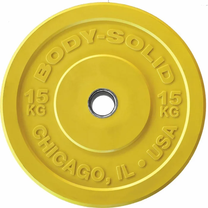 Disque de musculation Body Solid Chicago Olympic [Taille 15 kg]