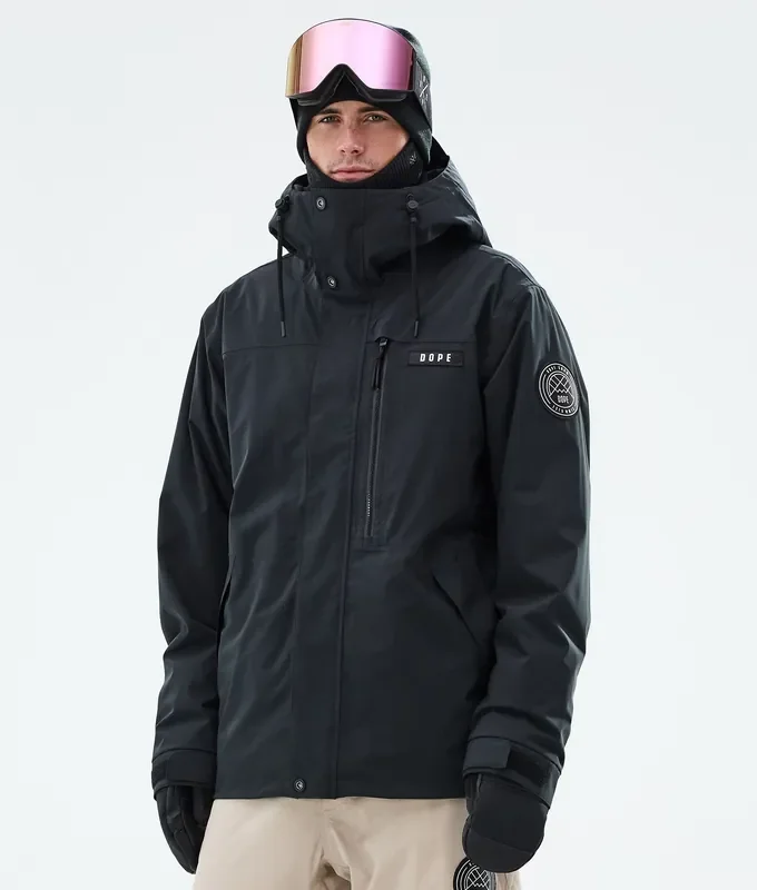 Dope Blizzard Full Zip Veste Snowboard Homme Black Promotion Saisonnière