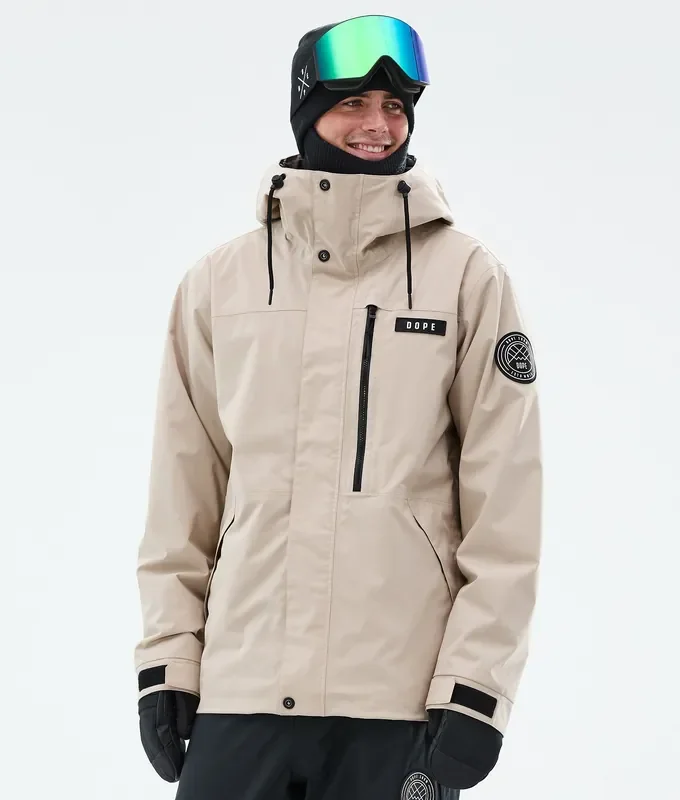 Dope Blizzard Full Zip Veste Snowboard Homme Sand Seulement Aujourd’hui
