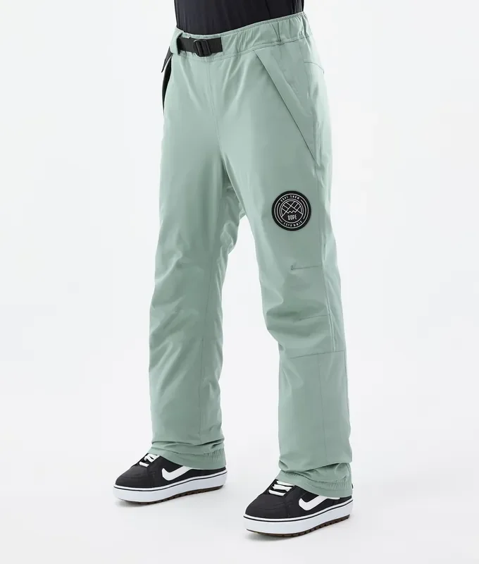 Dope Blizzard W 22 Pantalon de Snowboard Femme Faded Green Prix Réduit