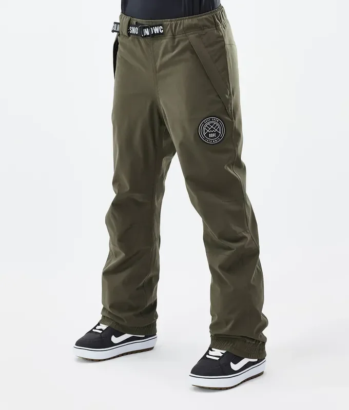 Dope Blizzard W 24 Pantalon de Snowboard Femme Olive Green Affaire À Saisir