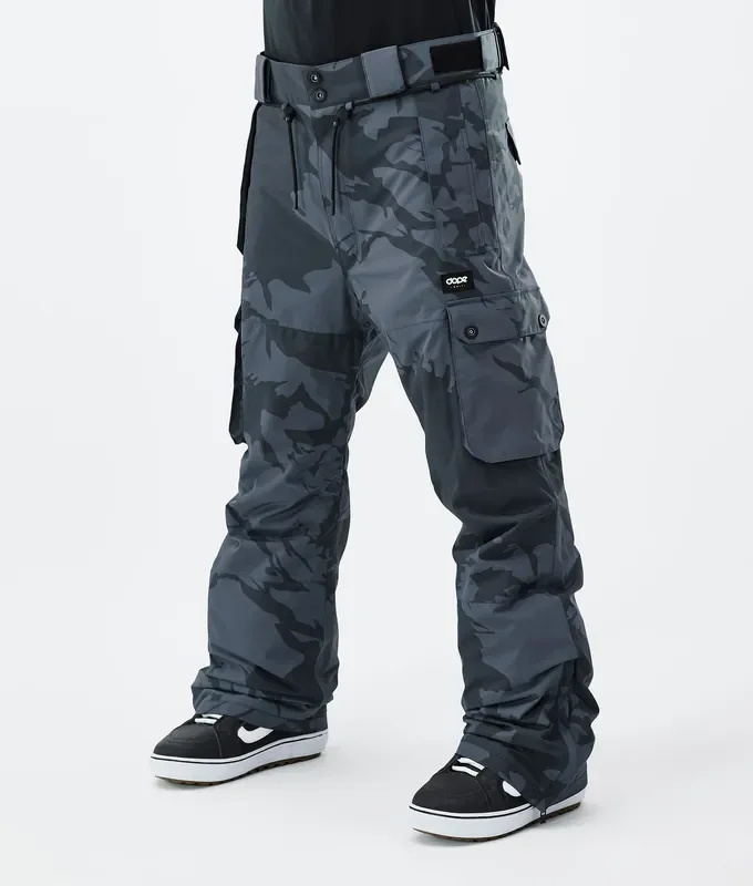 Dope Iconic Pantalon de Snowboard Homme Metal Blue Camo Offre Exclusive