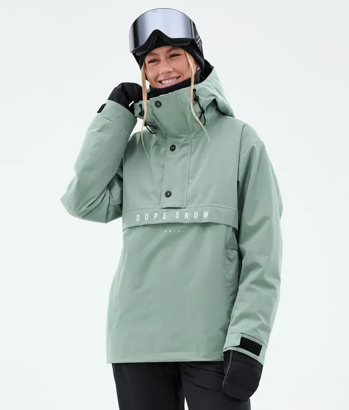 Dope Legacy W Veste Snowboard Femme Faded Green Garantie Incluse