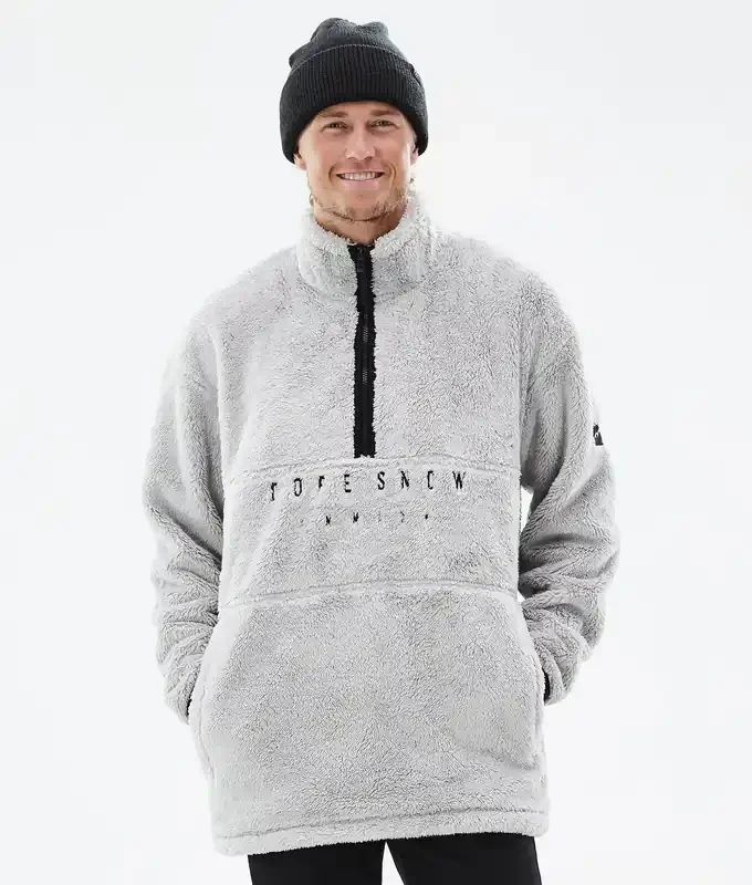 Dope Pile 22 Sweat Polaire Homme Light Grey Prix Bas