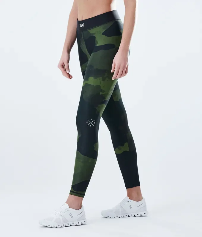 Dope Razor Leggings Femme Green Camo Prix Cassé