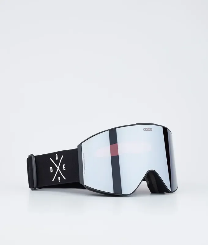 Dope Sight Masque de ski Black/Silver Mirror Bon Marché