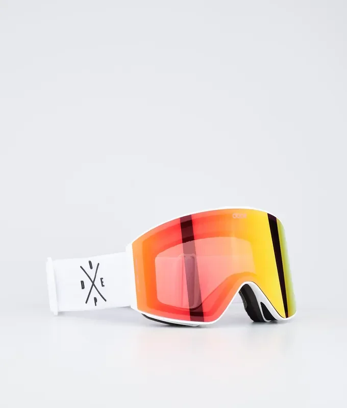 Dope Sight Masque de ski White/Red Mirror Retour Gratuit