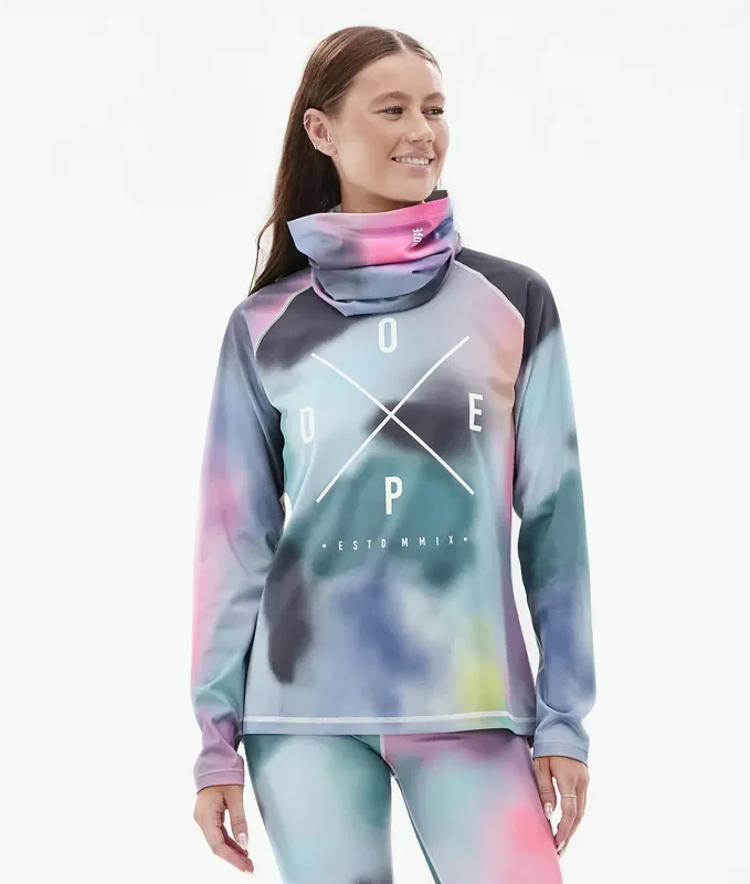 Dope Snuggle W Tee-shirt thermique Femme 2X-Up Aurora Petit Prix