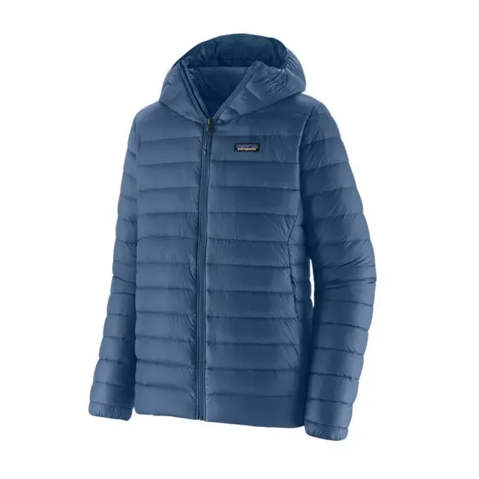 Doudoune à capuche Homme Patagonia Down Sweater™ – Clément Bleu Pas Cher