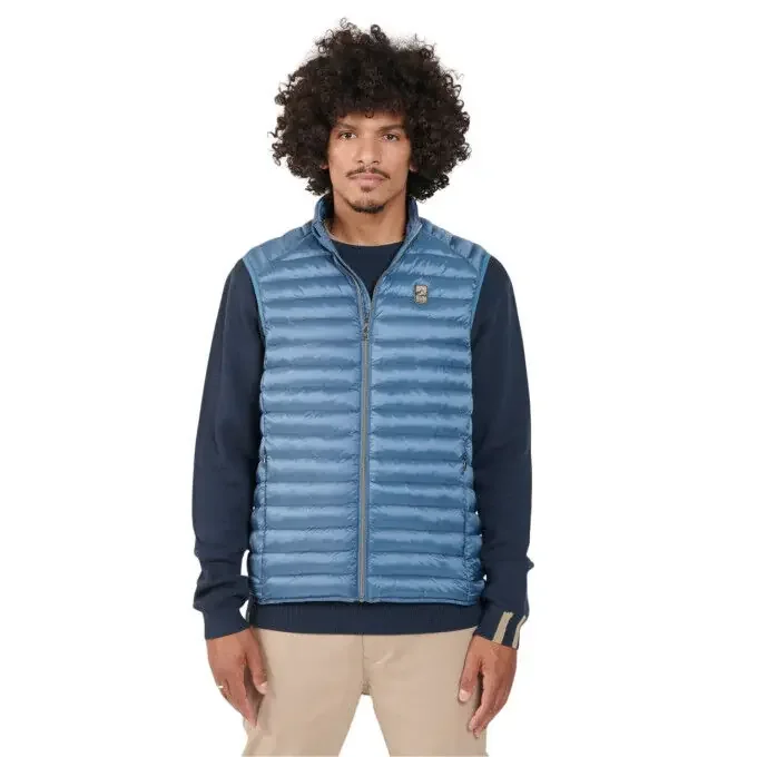 Doudoune sans manche Homme Sun Valley Clarcs – Bleu gris Prix Choc