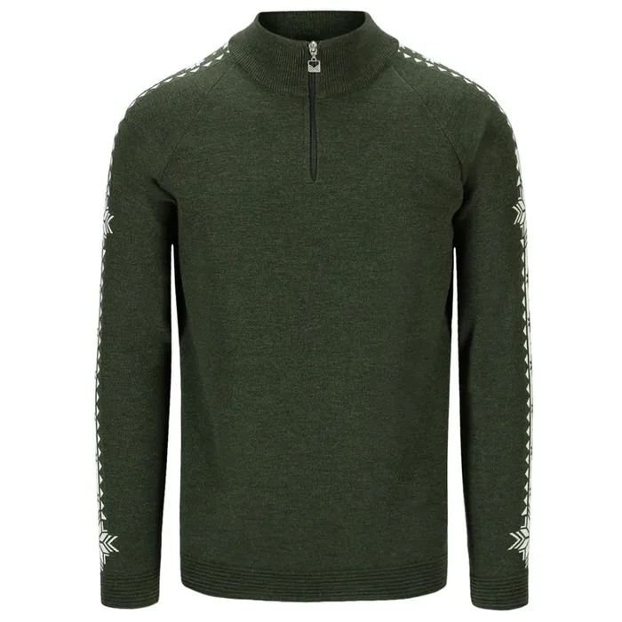 Édition Limitée Dale of Norway Geilo, sweater, hommes, vert foncé