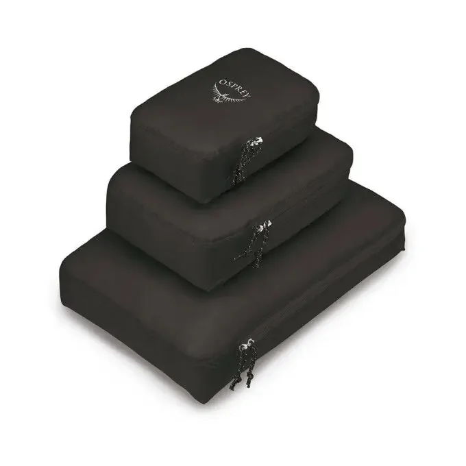 Édition Limitée Lot de 3 trousses Osprey PACKING CUBE SET Black