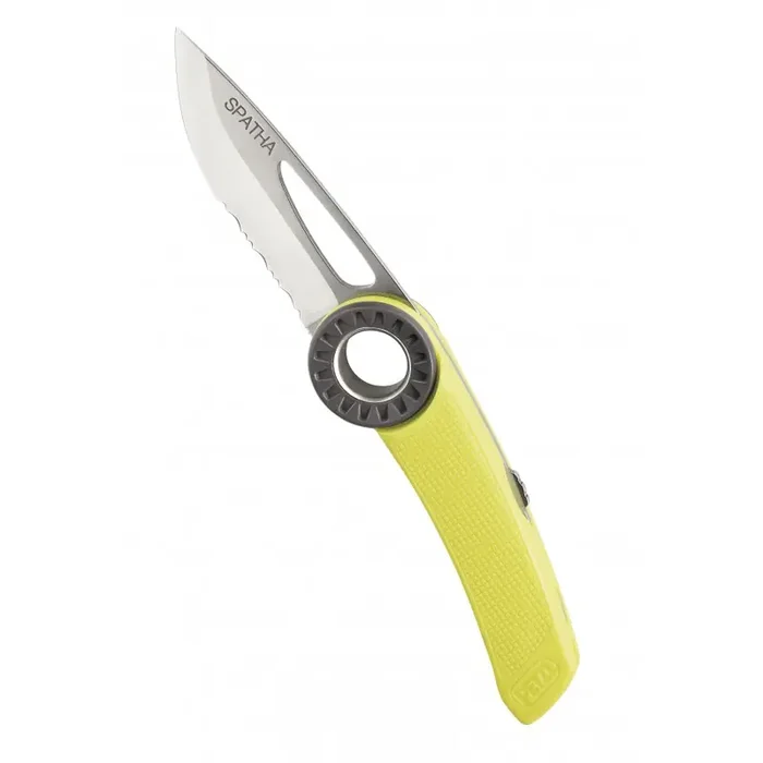 En Vogue Couteau mousquetonnable Spatha S92AY jaune Petzl