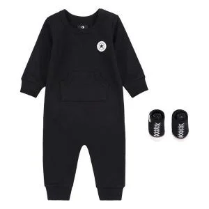 Ensemble combinaison + chaussures bébé garçon Chuck
